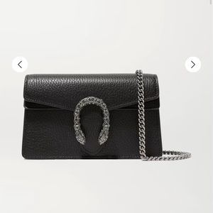 Gucci Dionysus super mini textured-leather shoulder bag